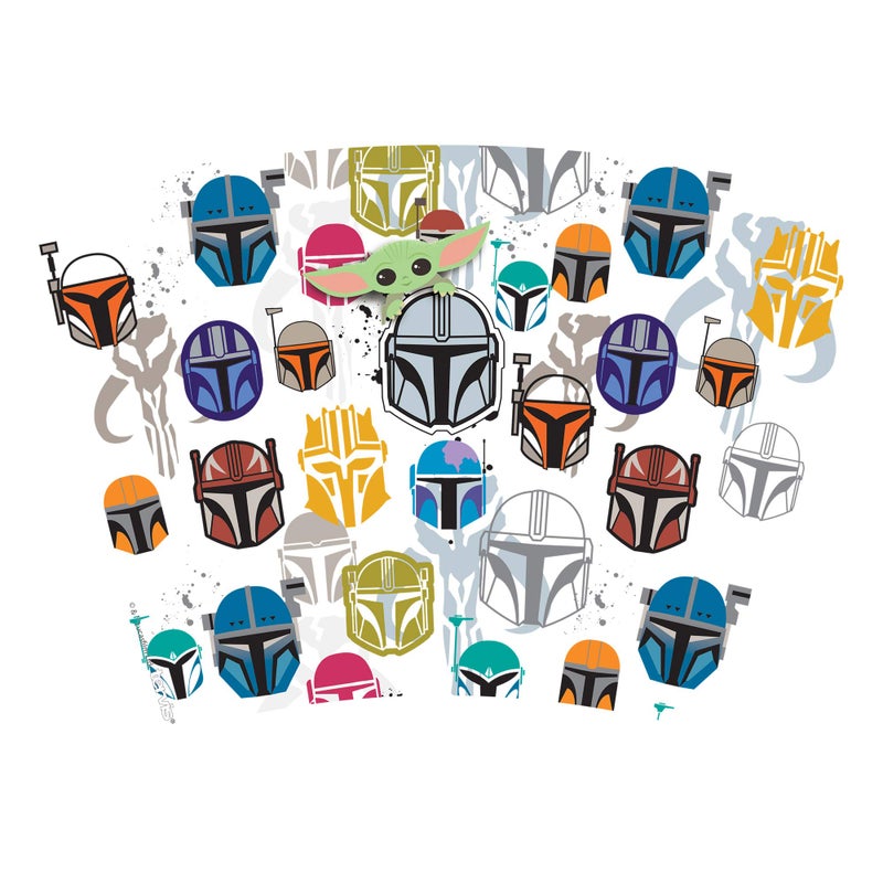 Tervis Star Wars - Mandalorian - Peekaboo Made in USA Double Walled Insulated Tumbler Travel Cup Keeps Drinks Cold & Hot, 24oz, Classic - Image 2
